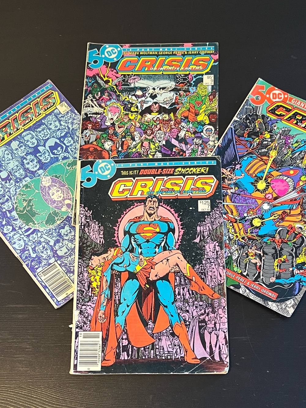 Crisis On Infinite Earths - Issues #5, #7, #9 and #12